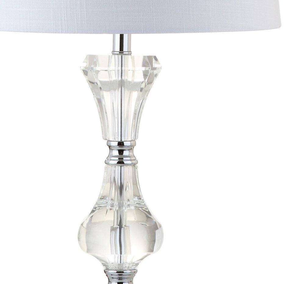 25" Silver Urn Table Lamp With Empire Shade