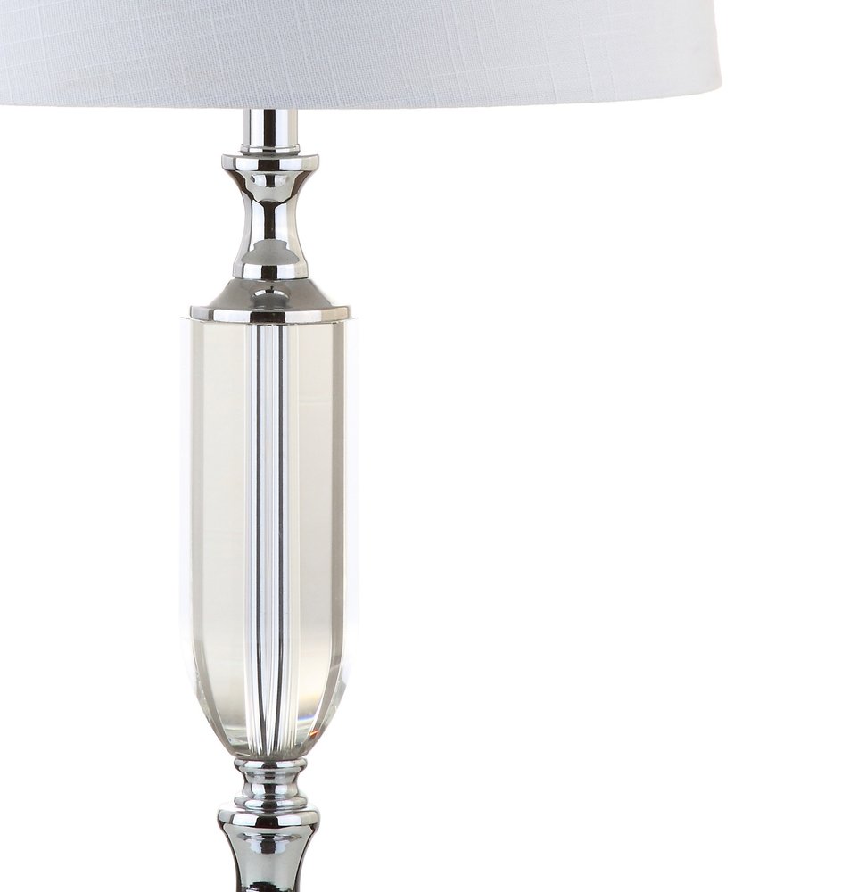 27" Silver Novelty Table Lamp With Empire Shade