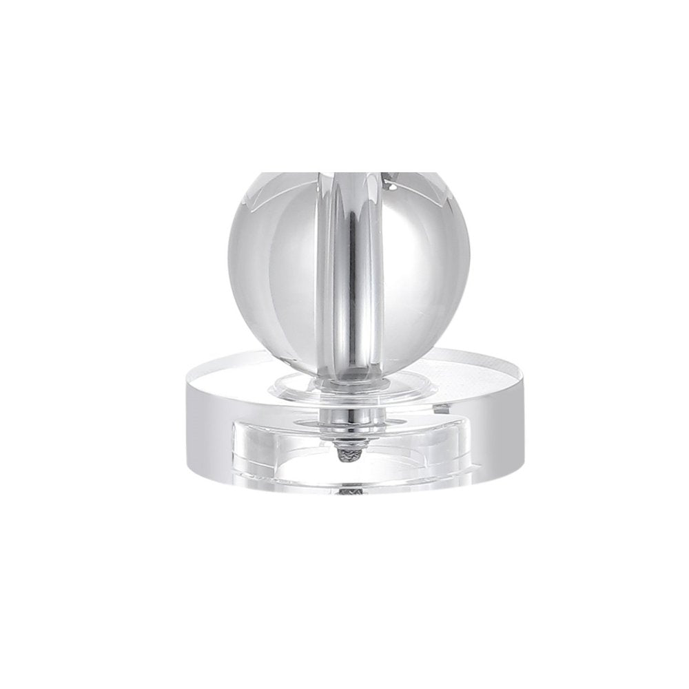 18" Clear Novelty Table Lamp With Drum Shade