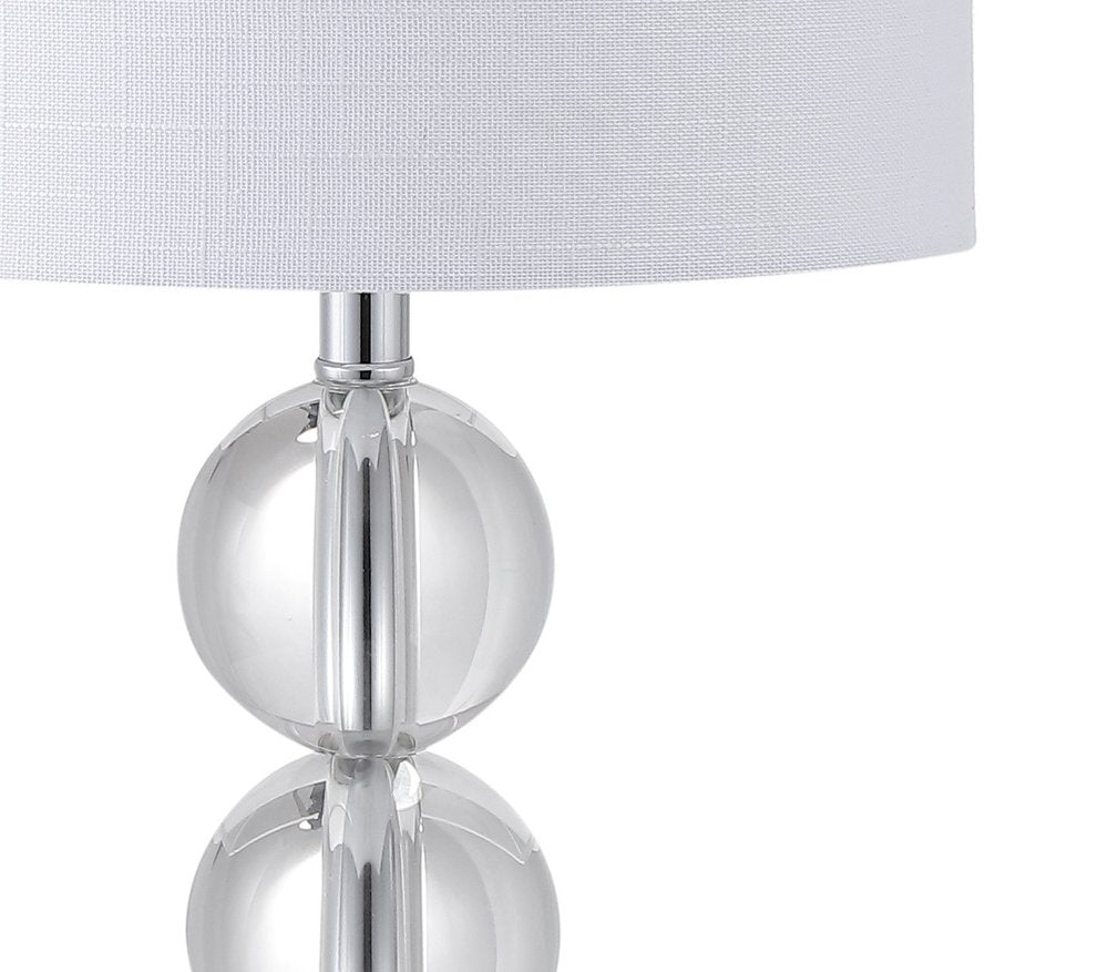 18" Clear Novelty Table Lamp With Drum Shade