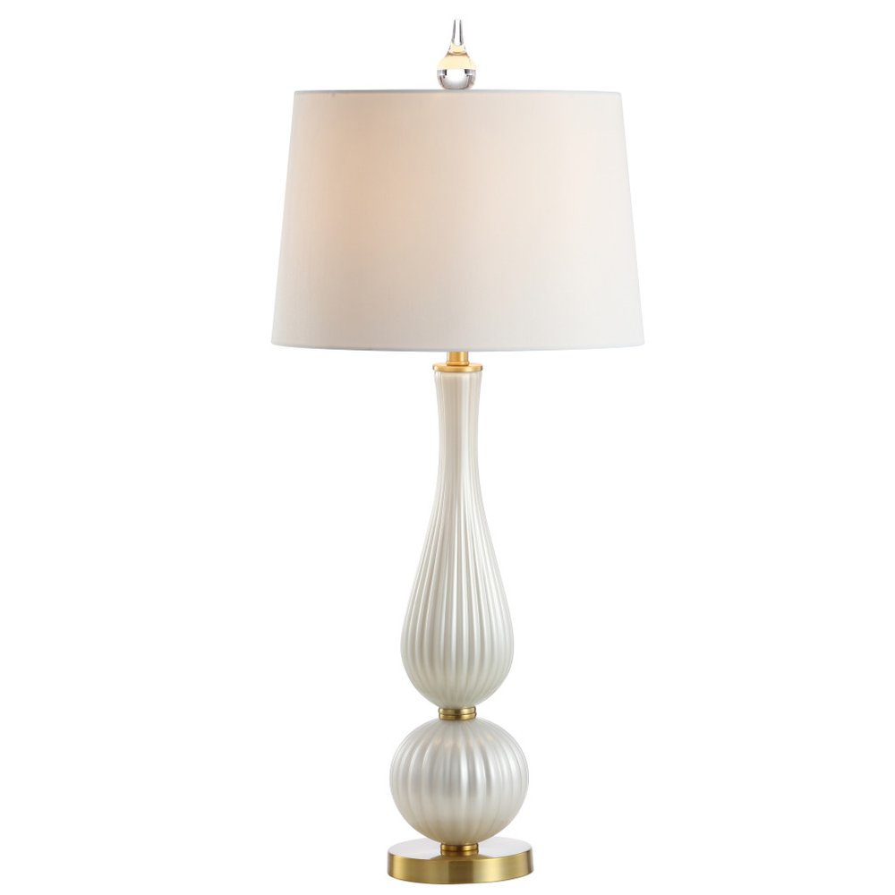 34" Gold Novelty Table Lamp With Globe Shade