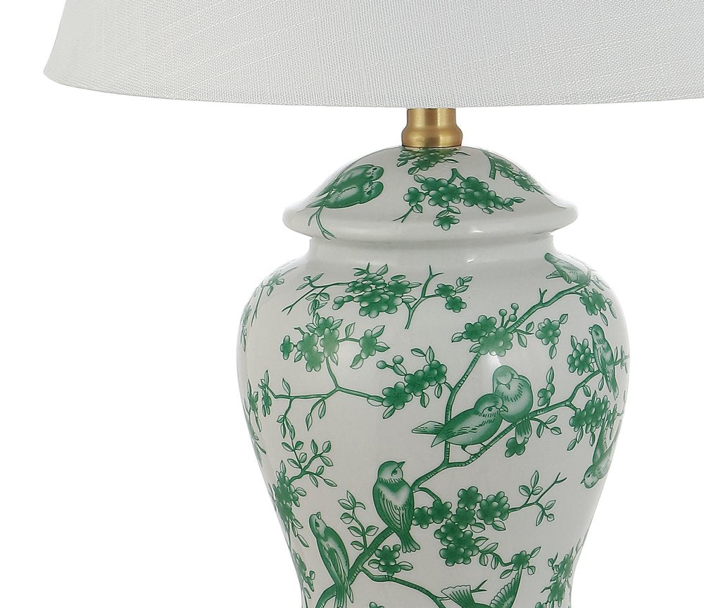 22" Gold Urn Table Lamp With Empire Shade