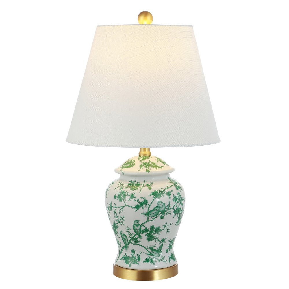 22" Gold Urn Table Lamp With Empire Shade