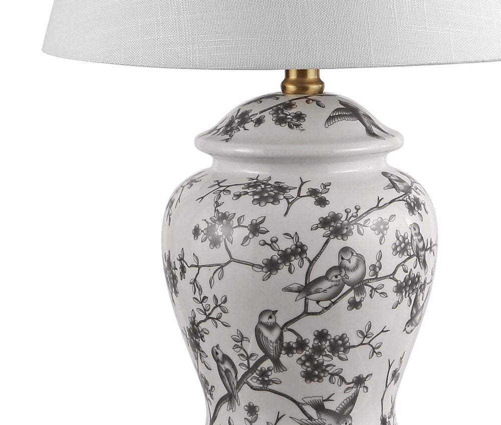 22" Gold Urn Table Lamp With Empire Shade