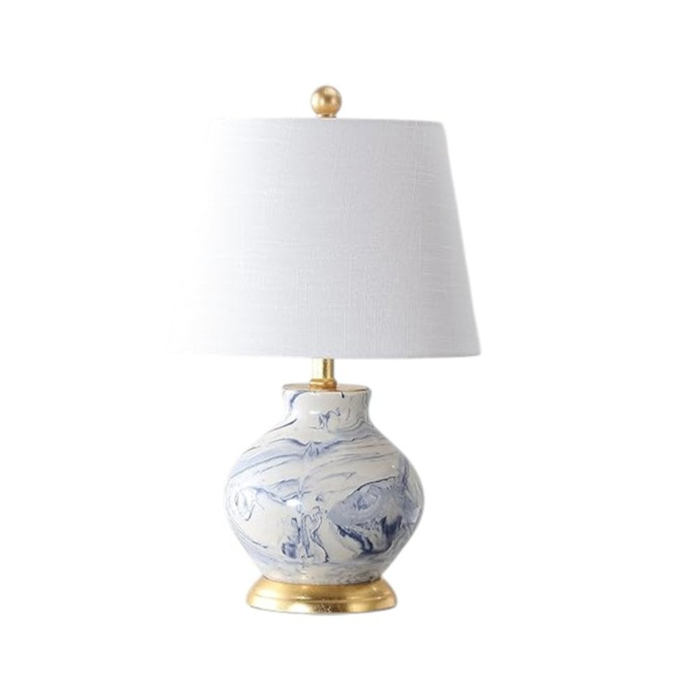 21" Gold Novelty Table Lamp With Empire Shade