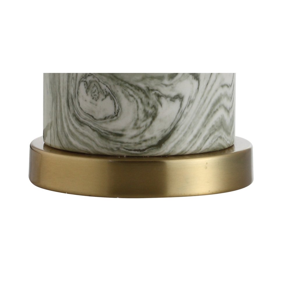 21" Gold Novelty Table Lamp With Globe Shade