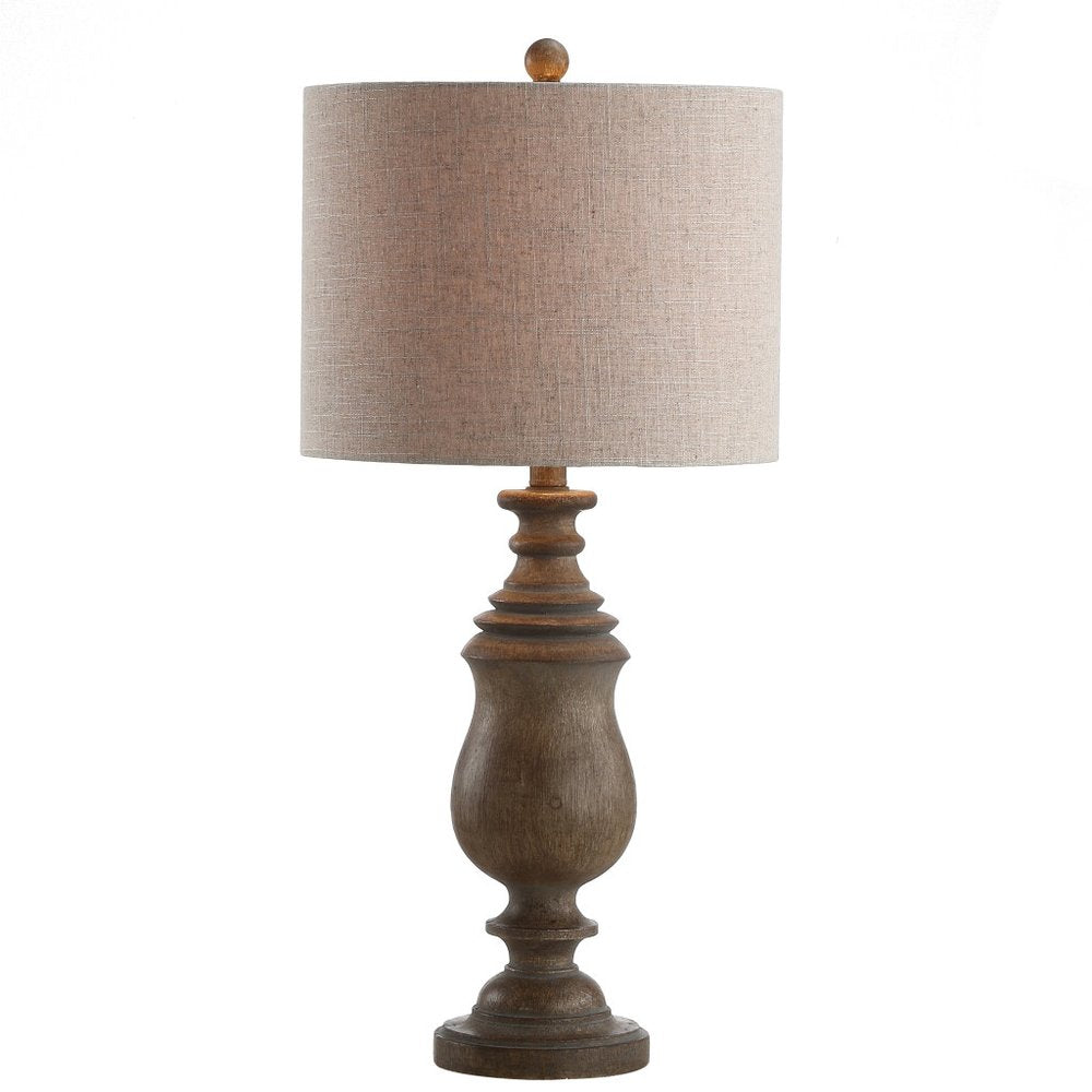 29" Brown Novelty Table Lamp With Globe Shade