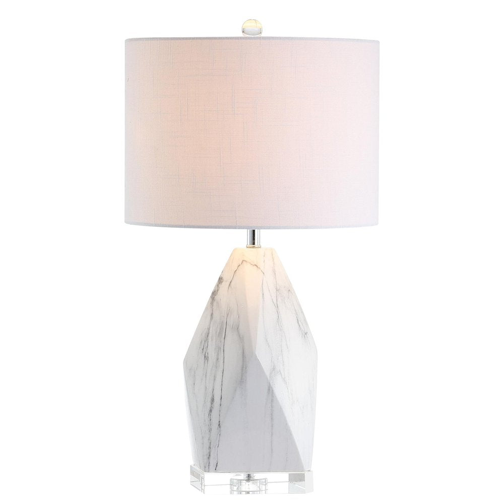 26" Clear Novelty Table Lamp With Drum Shade