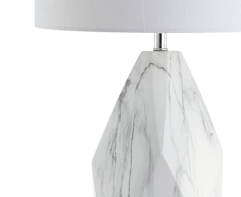 26" Clear Novelty Table Lamp With Drum Shade