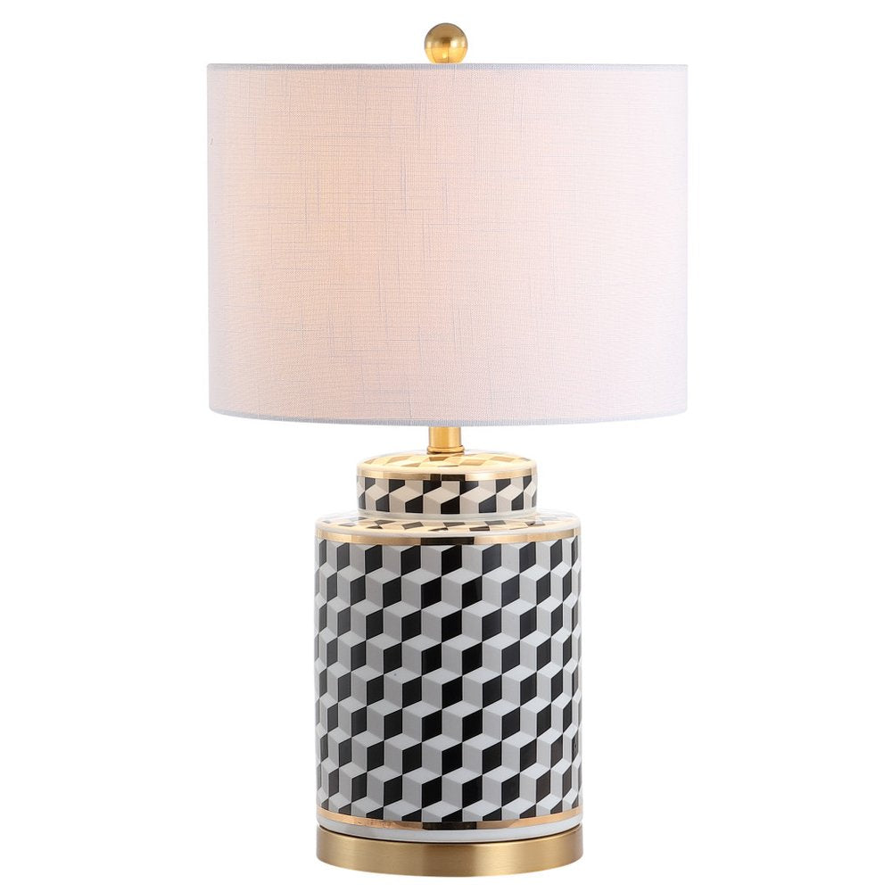 25" Gold Novelty Table Lamp With Globe Shade