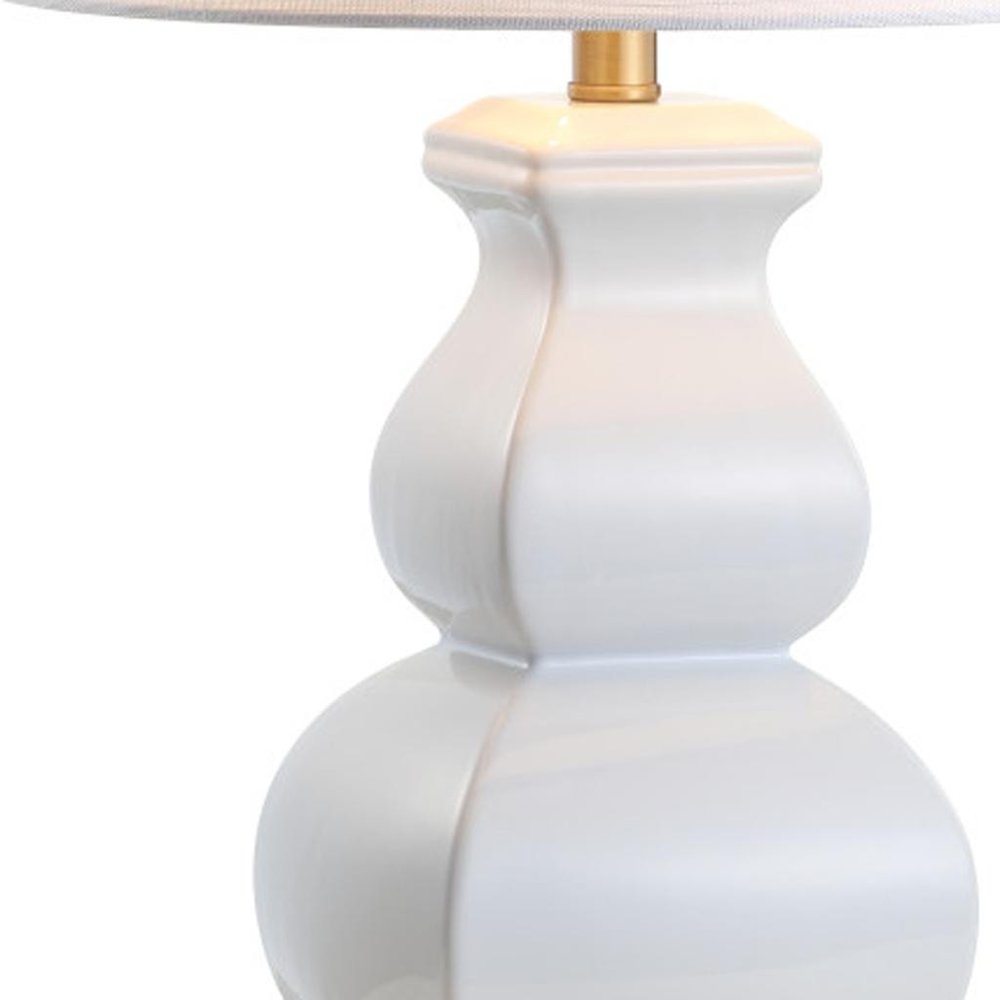 26" Gold Novelty Table Lamp With Globe Shade