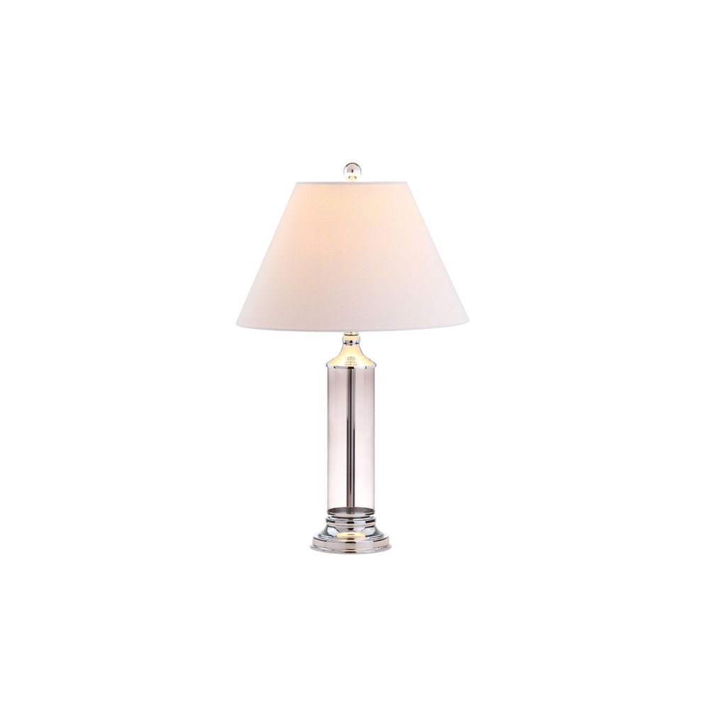 Set of Two 29" Silver Novelty Table Lamps With Empire Shades