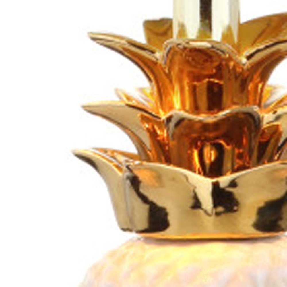 23" Clear Novelty Table Lamp With Drum Shade