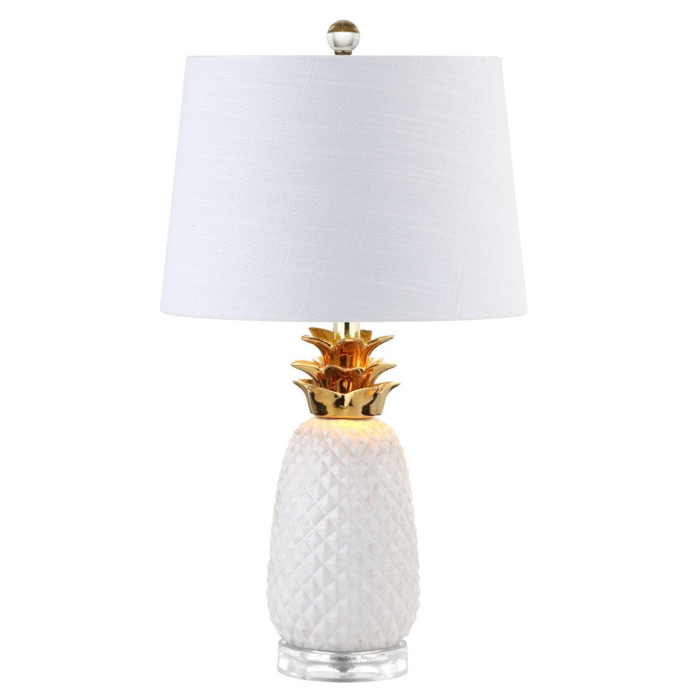 23" Clear Novelty Table Lamp With Drum Shade