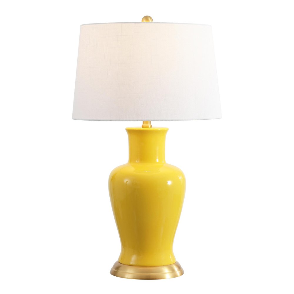 29" Gold Urn Bedside Lamp With Empire Shade