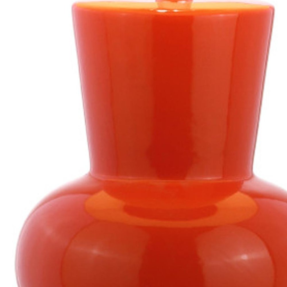 29" Clear Novelty Table Lamp With Drum Shade