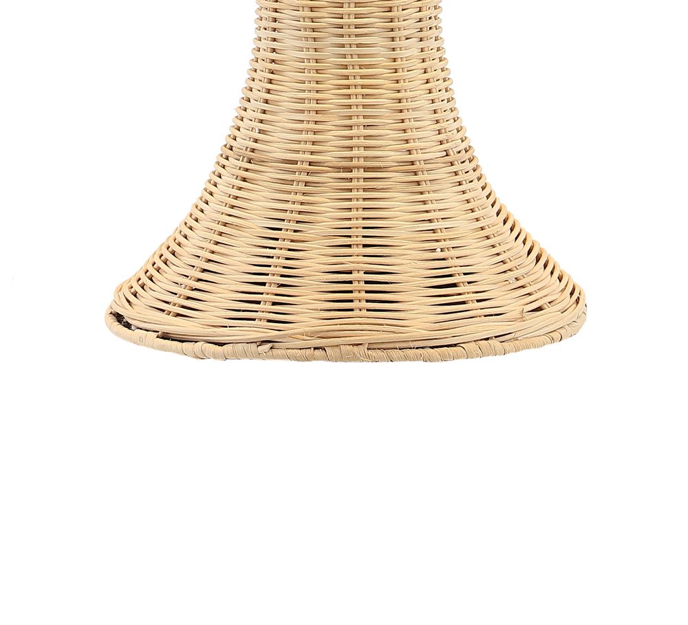 22" Light Brown Table Lamp With Globe Shade