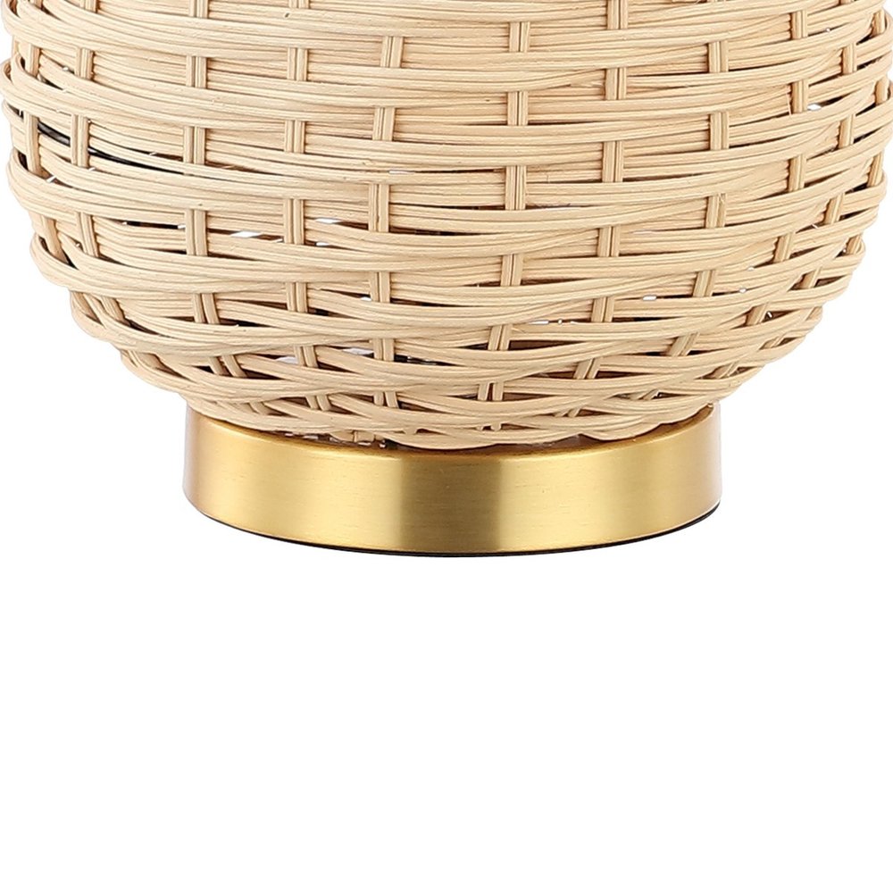 25" Gold Urn Table Lamp With Empire Shade