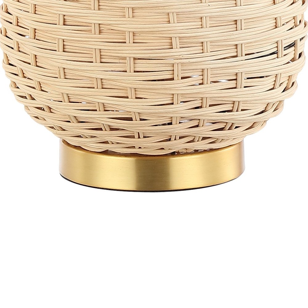 25" Gold Urn Table Lamp With Empire Shade