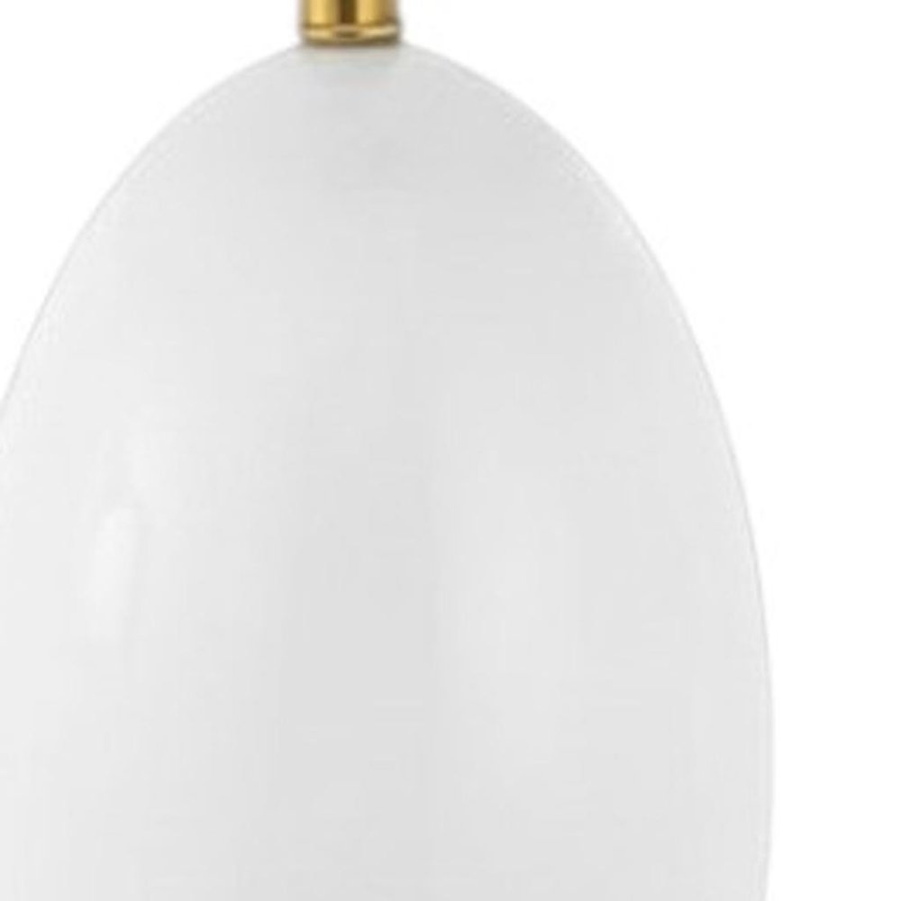 27" Gold Novelty Table Lamp With Empire Shade