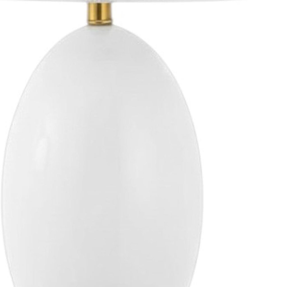 27" Gold Novelty Table Lamp With Empire Shade
