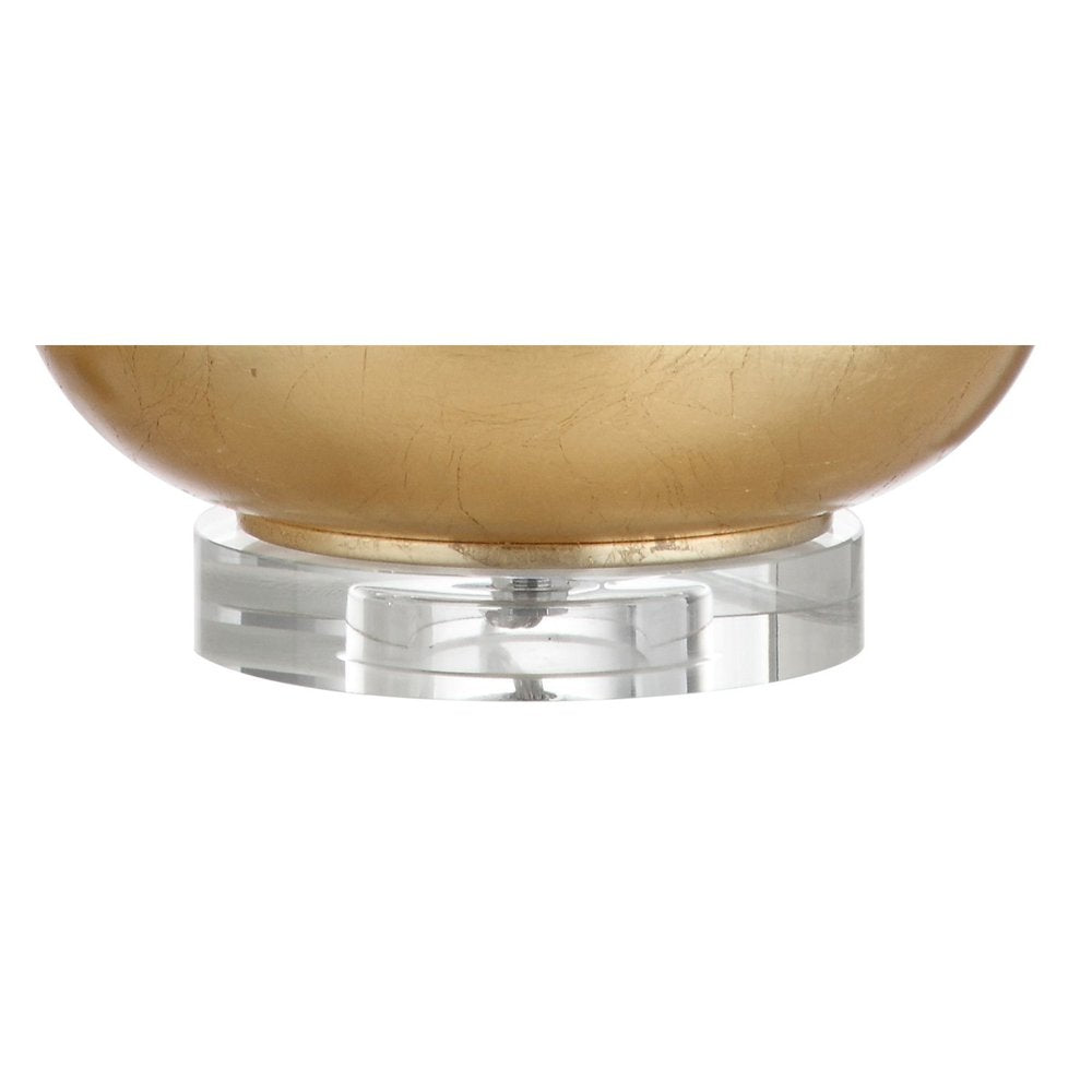 25" Clear Novelty Table Lamp With Drum Shade