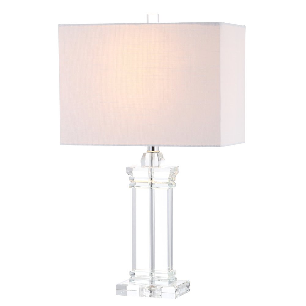 25" Clear Novelty Table Lamp With Shade