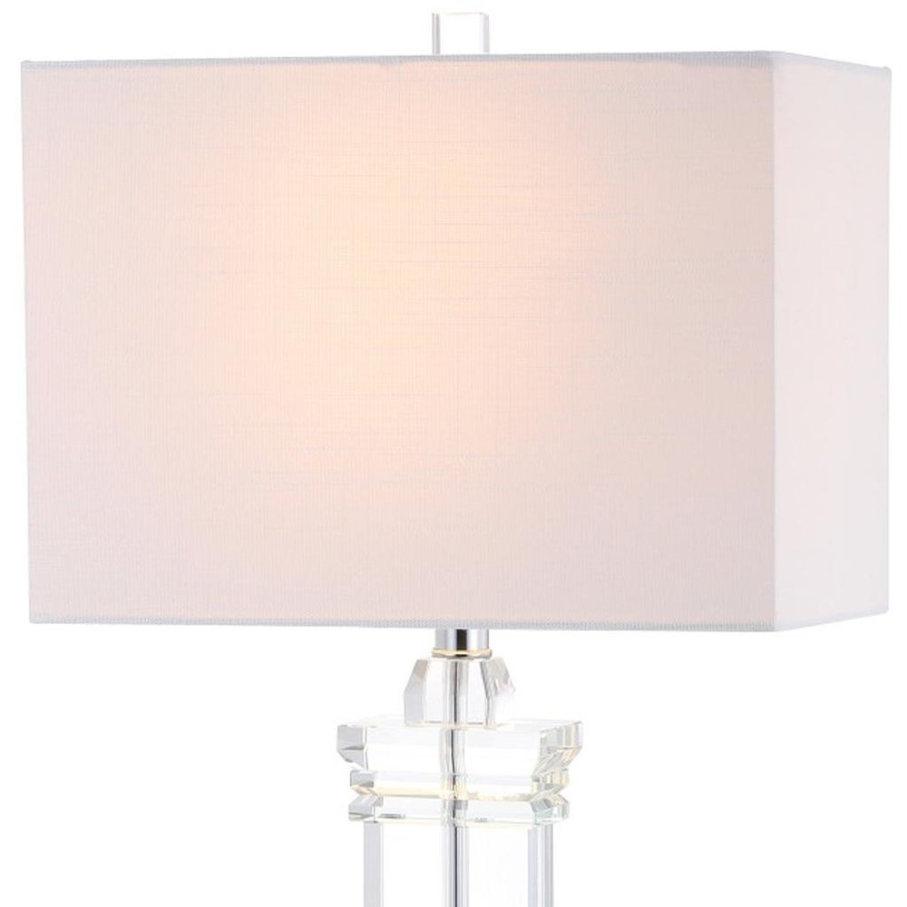 25" Clear Novelty Table Lamp With Shade