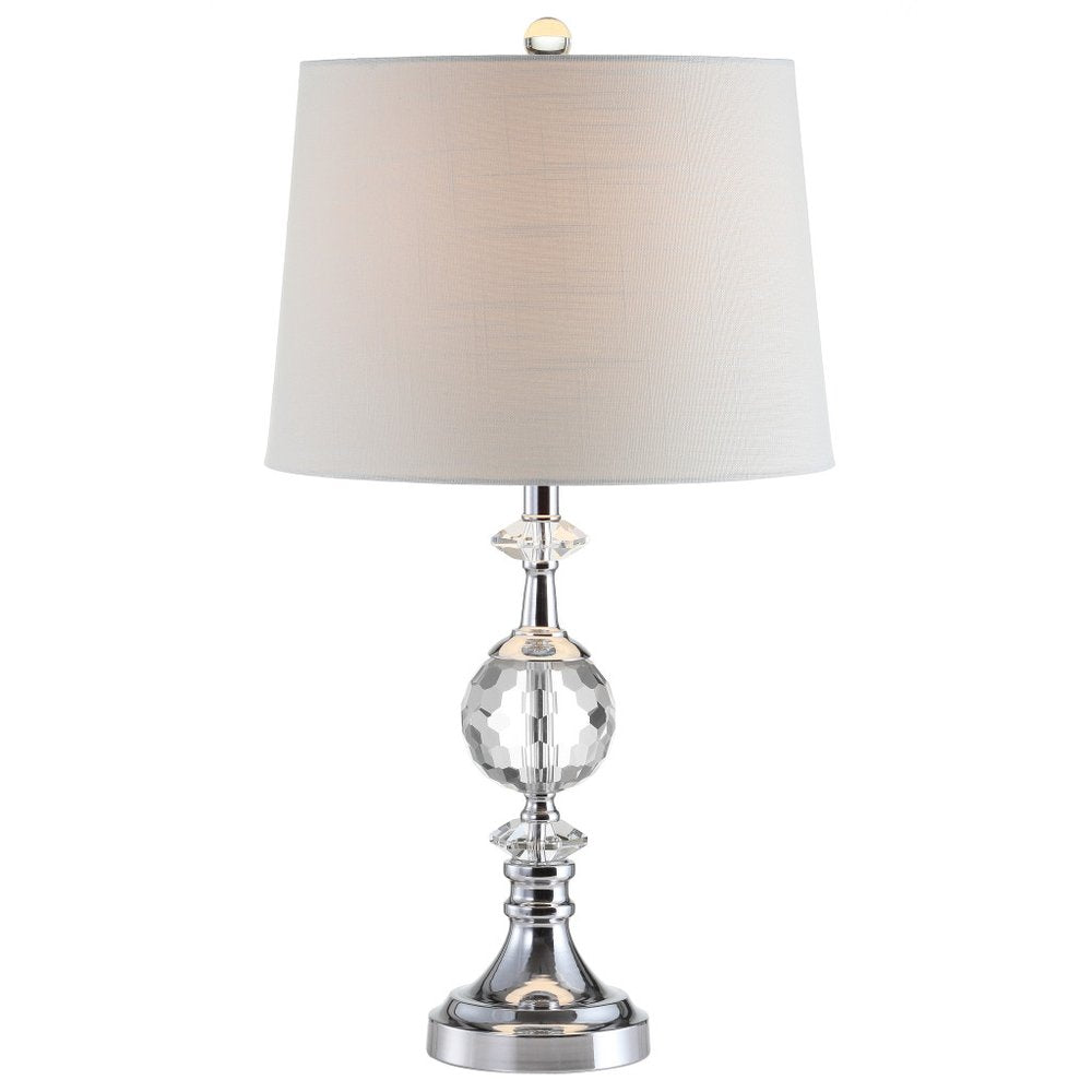 26" Silver Urn Bedside Lamp With Empire Shade