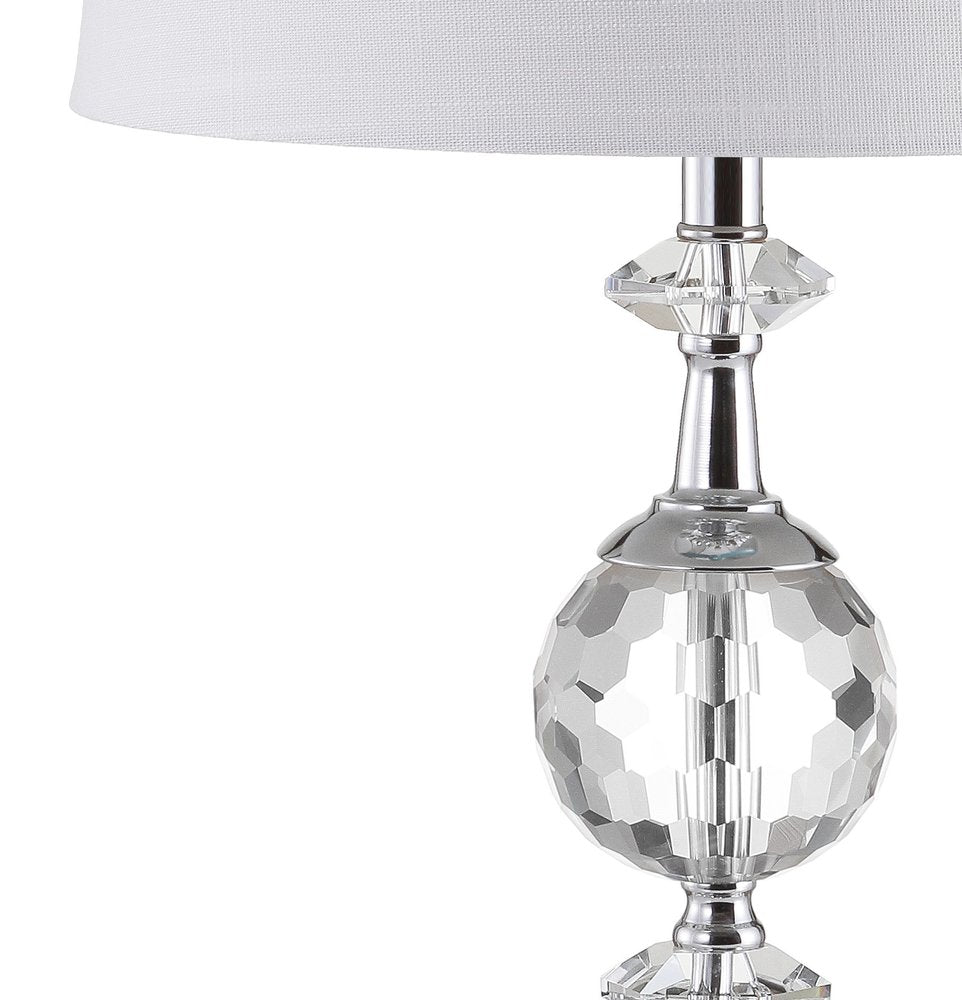 26" Silver Urn Bedside Lamp With Empire Shade