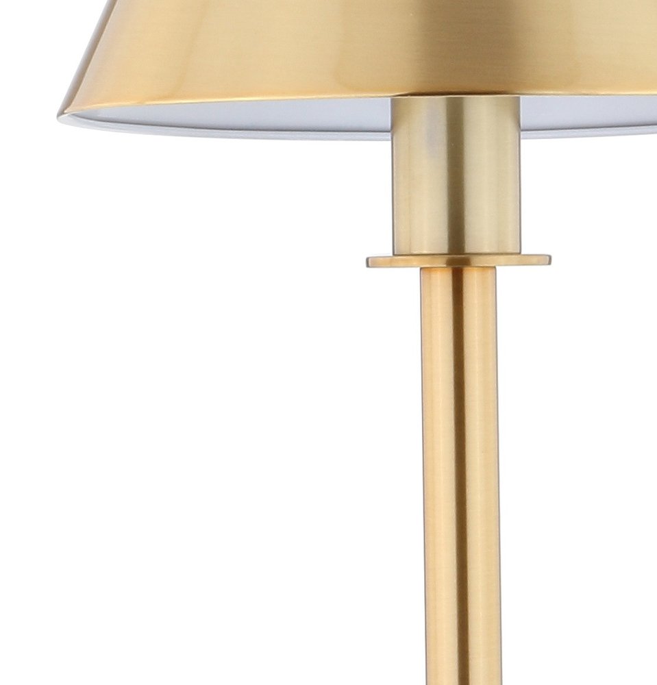 26" Gold Novelty Table Lamp With Drum Shade