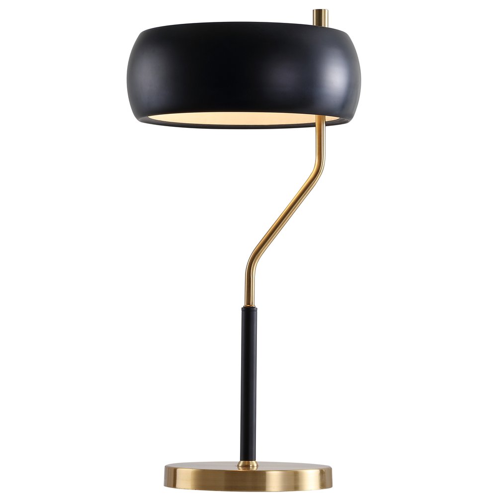 23" Gold Novelty Table Lamp With Globe Shade