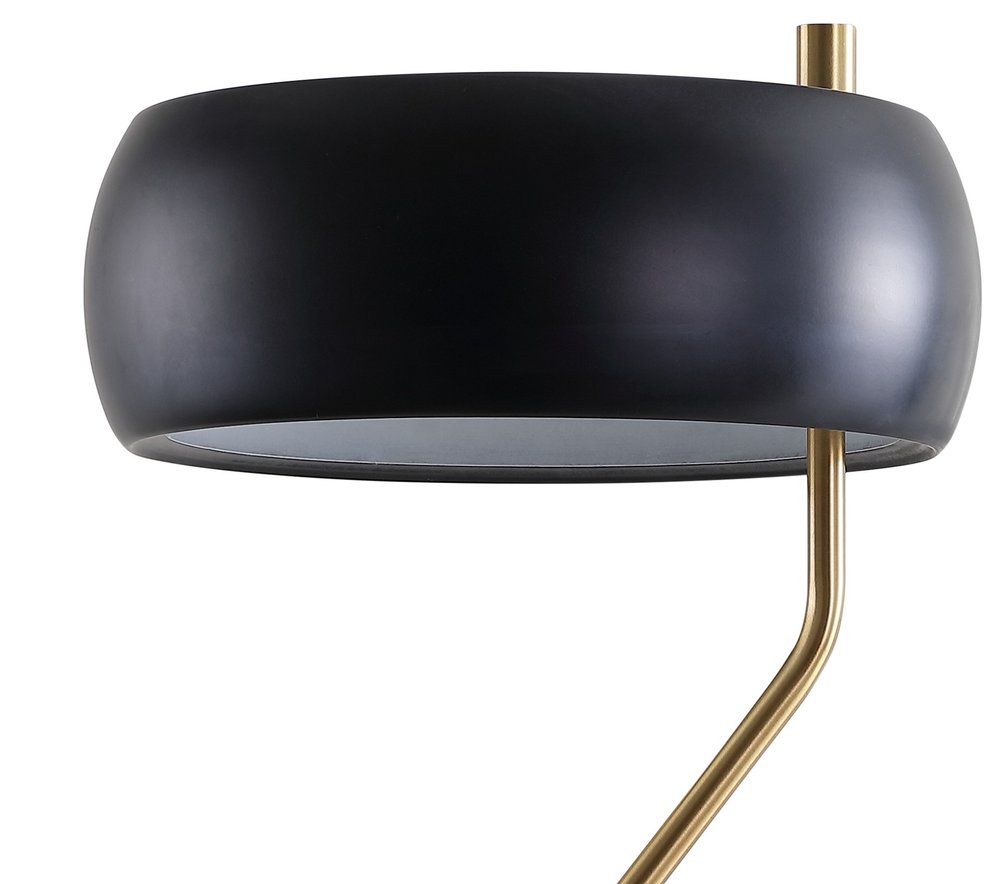 23" Gold Novelty Table Lamp With Globe Shade