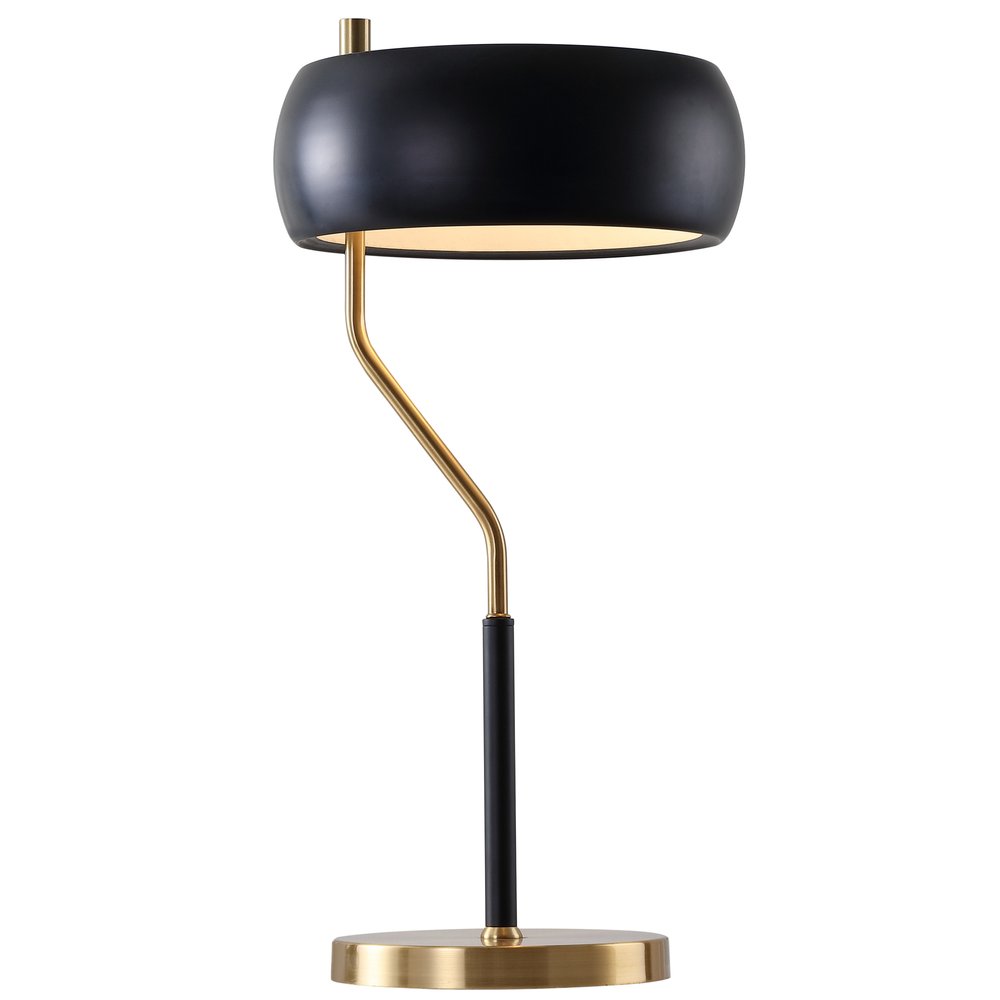 23" Gold Novelty Table Lamp With Globe Shade