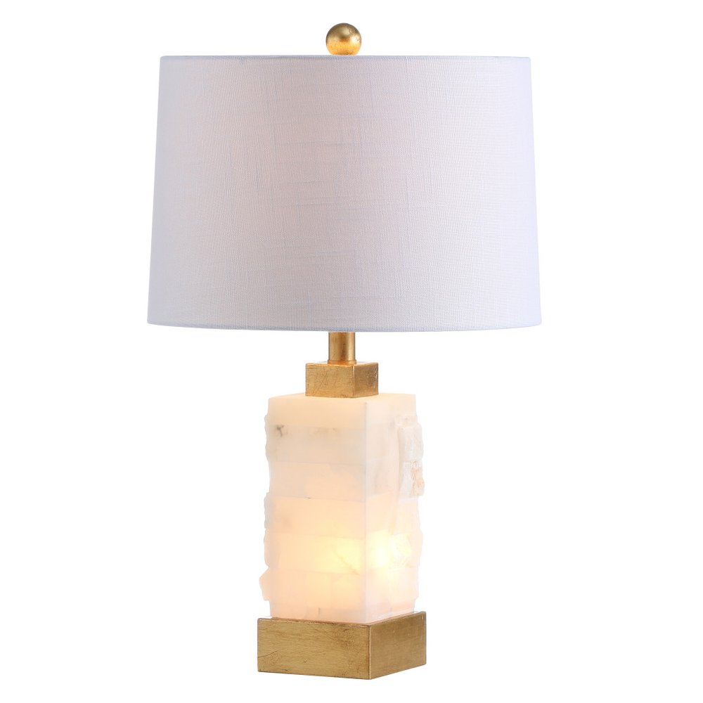 23" Gold Novelty Table Lamp With Globe Shade
