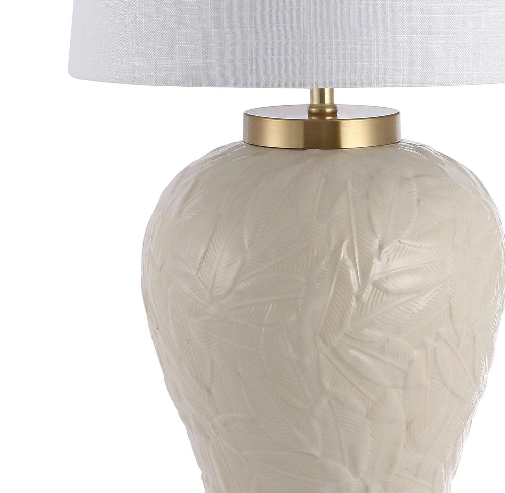 32" Clear Novelty Table Lamp With Empire Shade