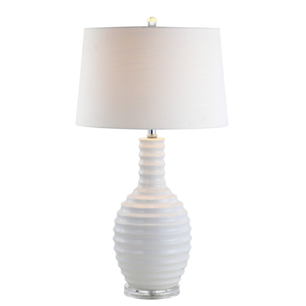 30" Clear Novelty Table Lamp With Globe Shade