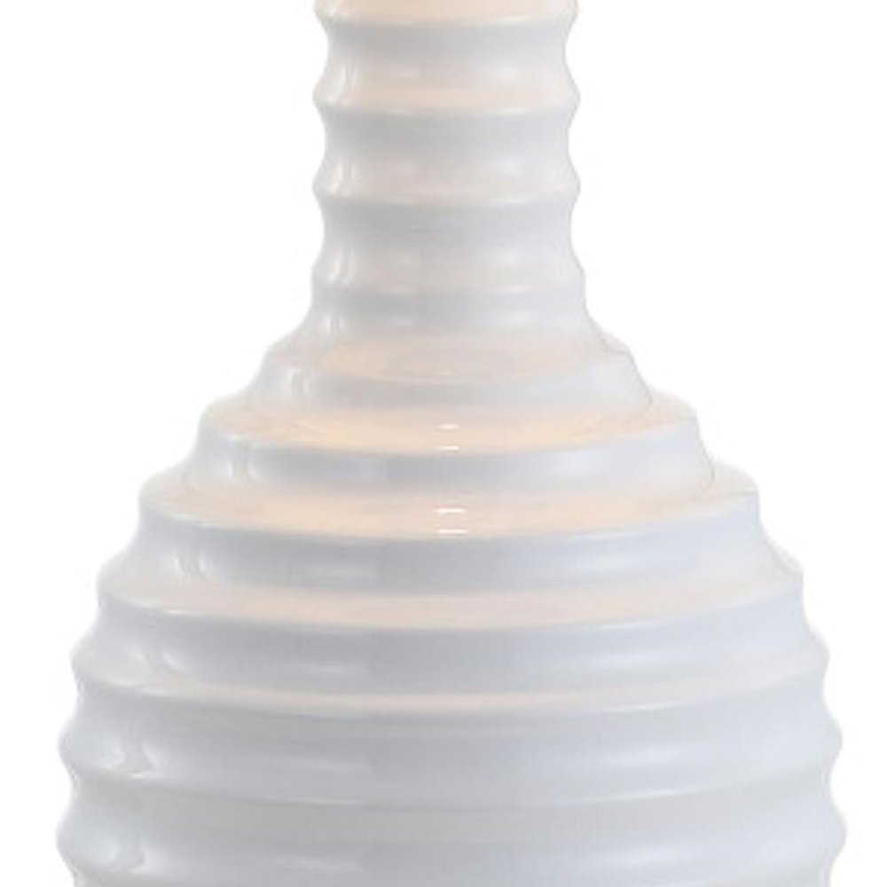 30" Clear Novelty Table Lamp With Globe Shade