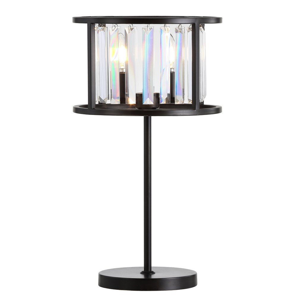 22" Antiqued Bronze Novelty Table Lamp With Globe Shade