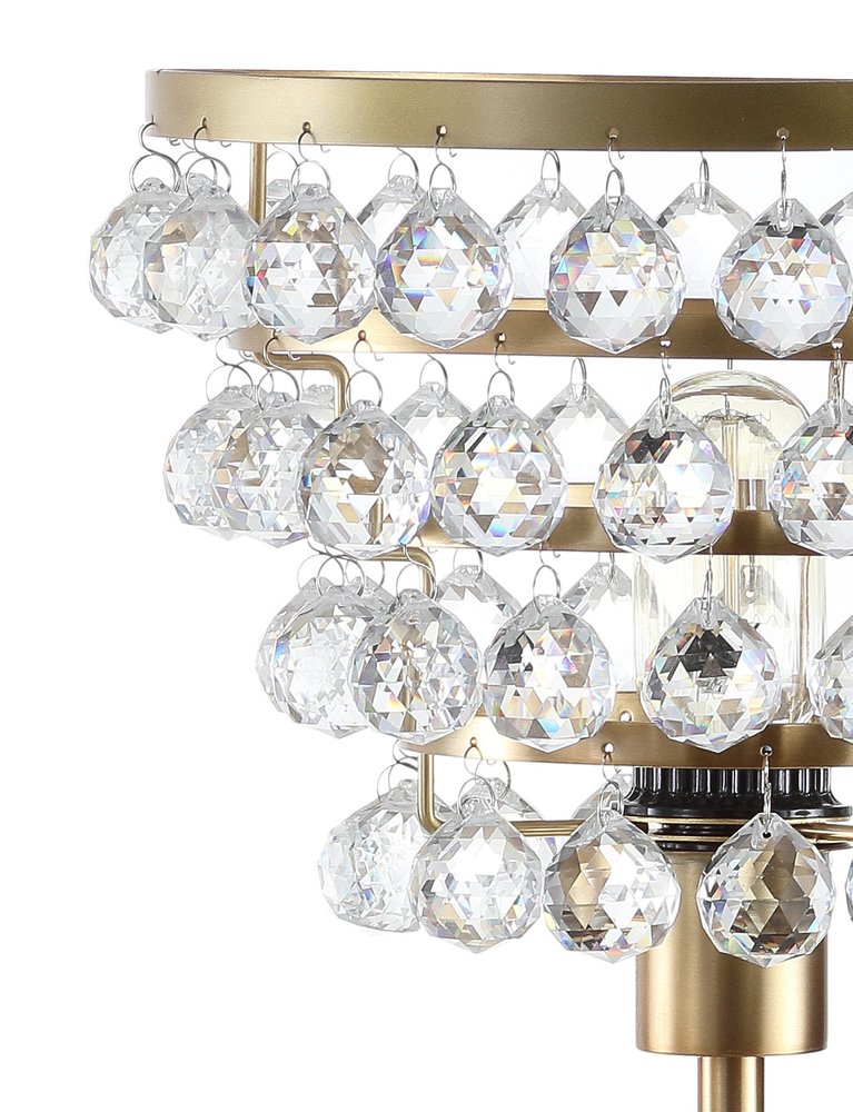 25" Gold Novelty Table Lamp With Drum