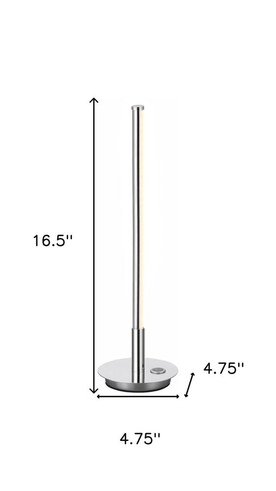 17" Silver Novelty Table Lamp