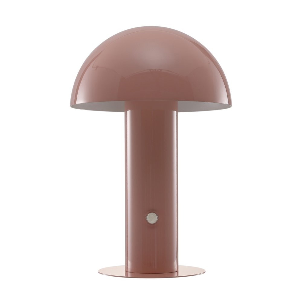 11" Pink Novelty USB Table Lamp With Globe Shade