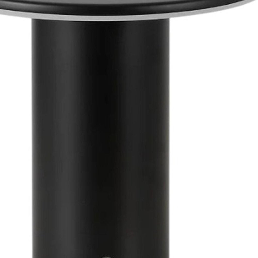 Set of Two 8" Clear USB Table Lamps