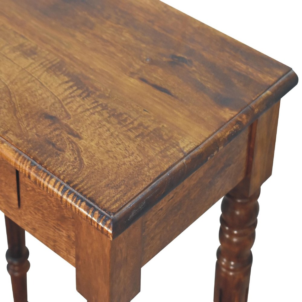 24" Brown Solid Wood Sideboard