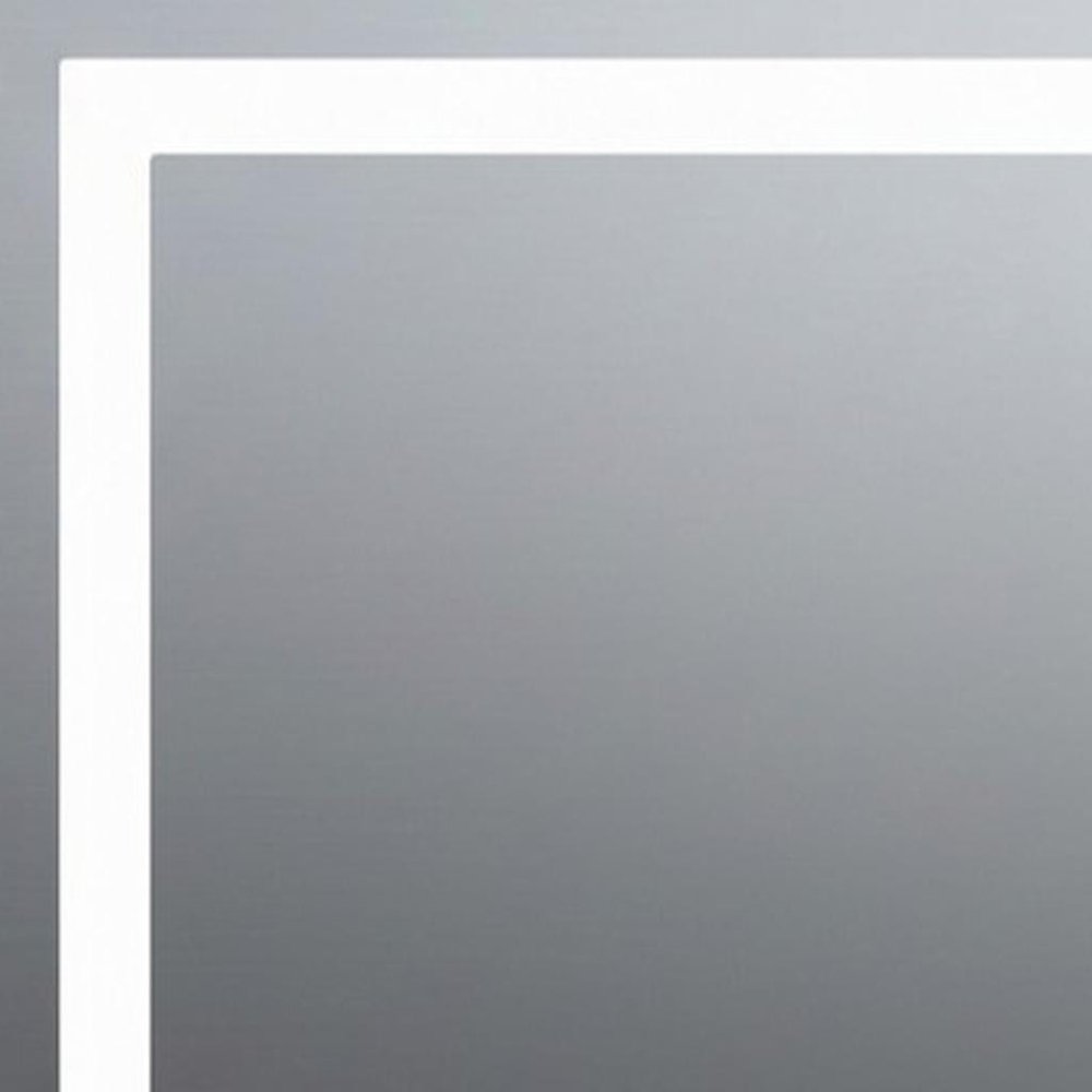 32" Lighted Frameless Bathroom Vanity Mirror