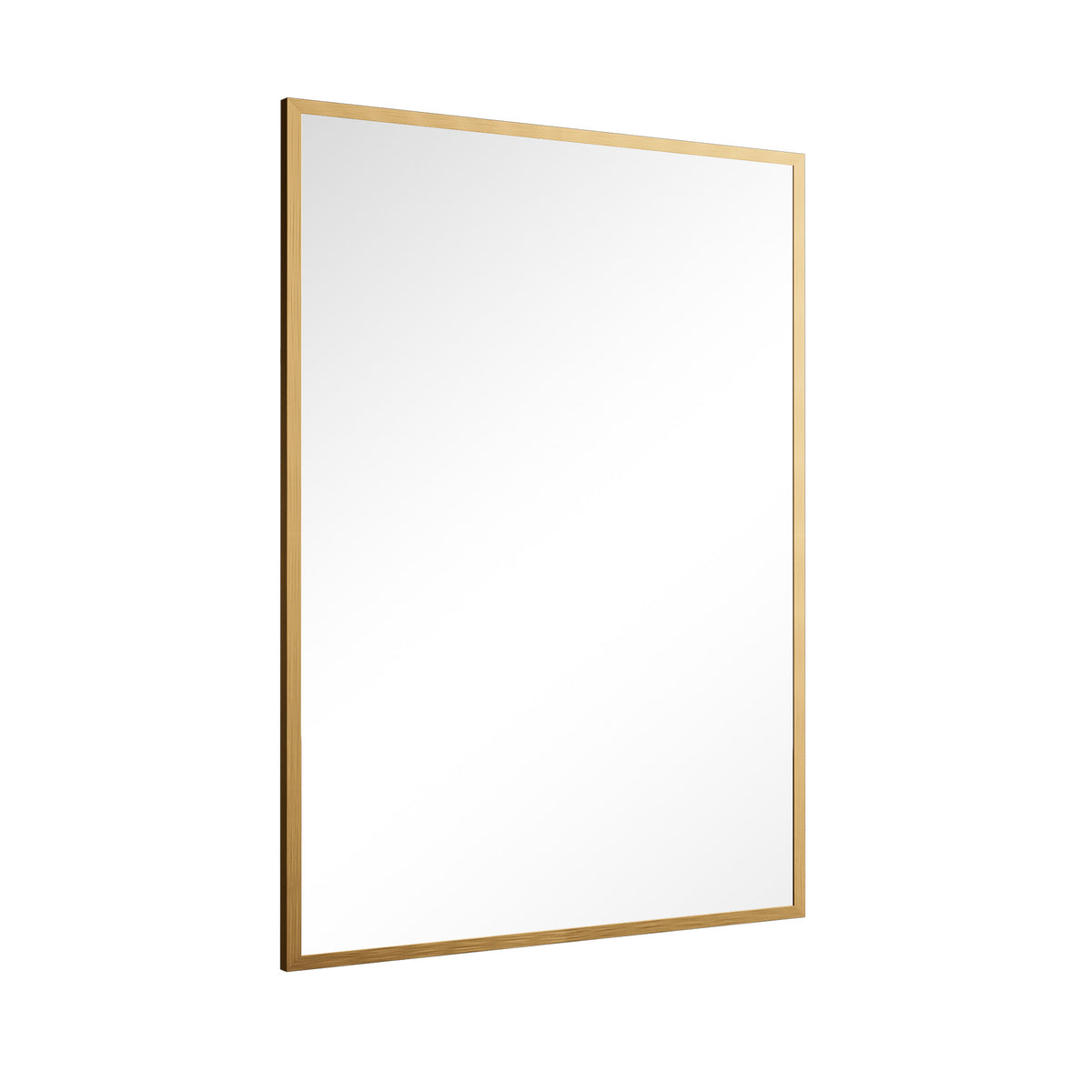 36" Gold Metal Framed Bathroom Vanity Mirror