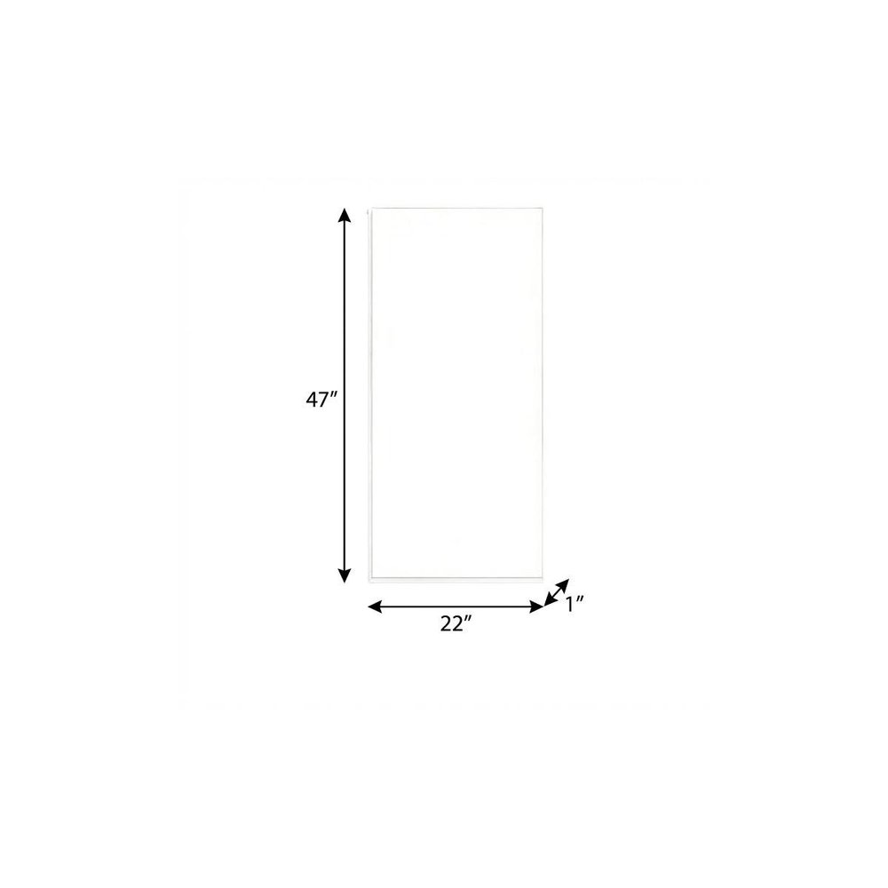 36" Black Aluminum Framed Bathroom Vanity Mirror