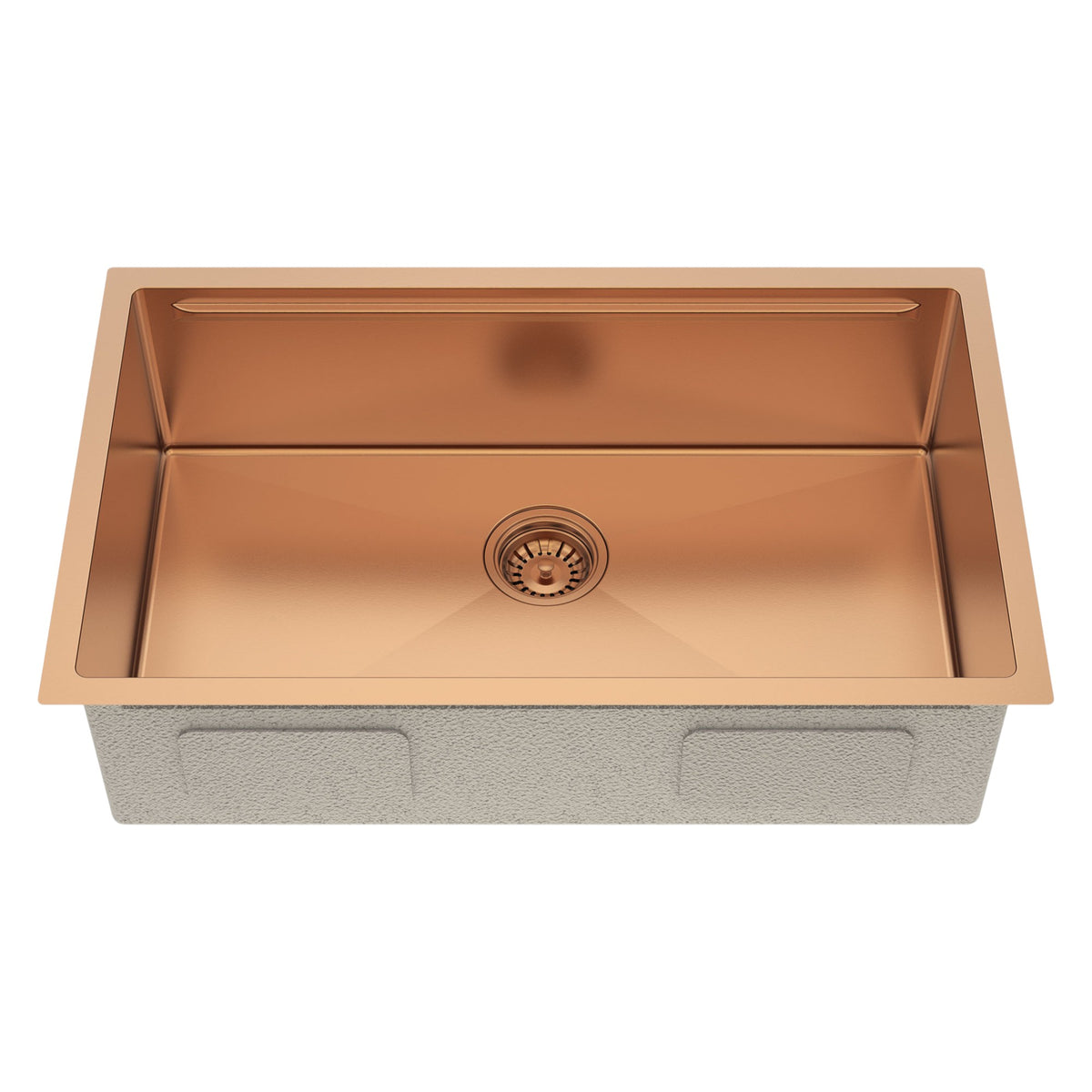 9" X 30" Gold Stainless Steel Undermount Kitchen Sink