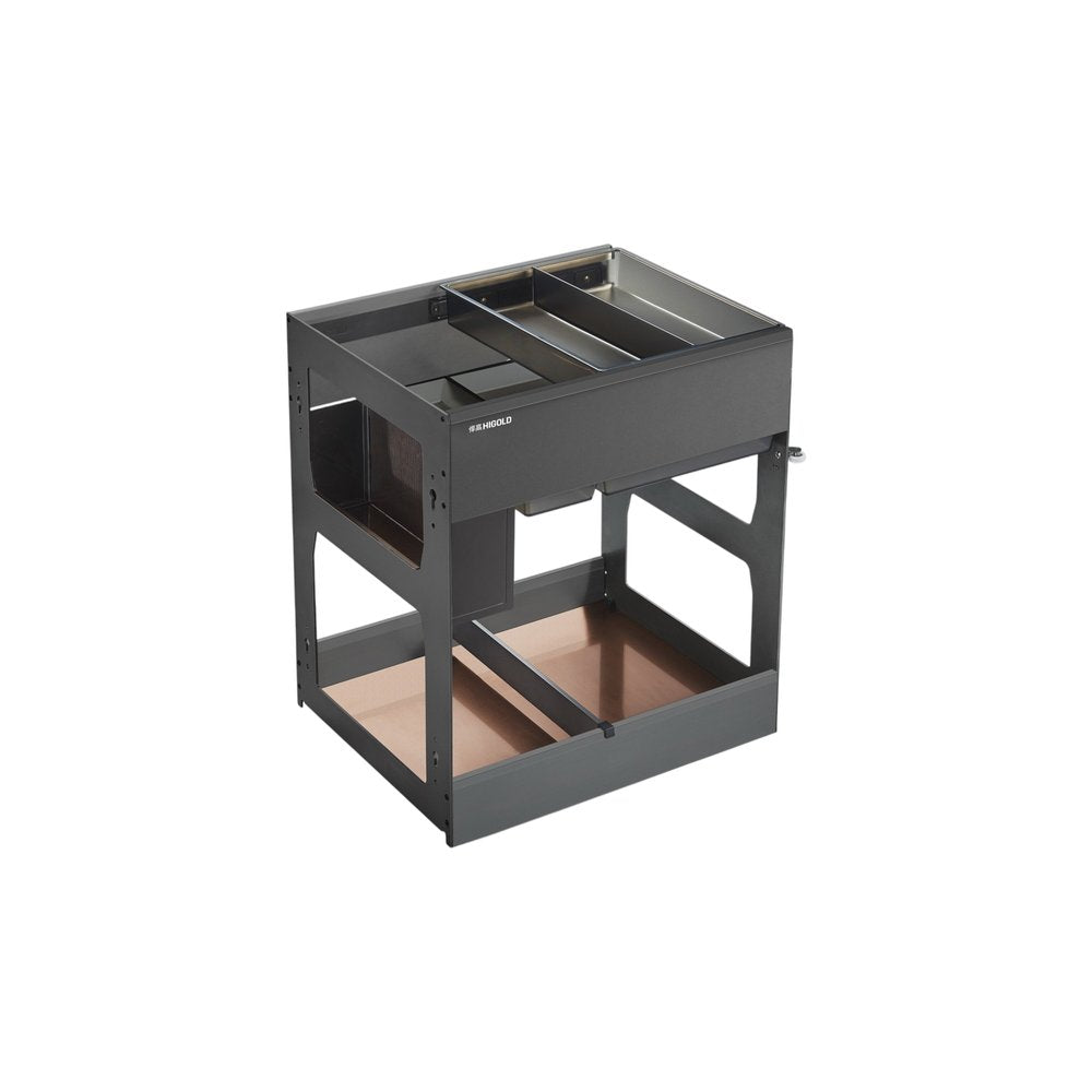 21" Black Stainless Steel Kitchen Cabinet Insert