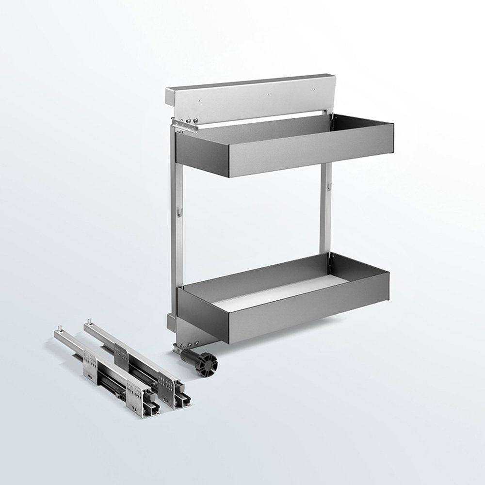 23" Silver Stainless Steel Kitchen Cabinet Insert